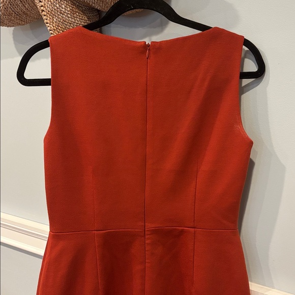 Ellie Tahari 80% wool burnt sienna dress vintage - Picture 4 of 7